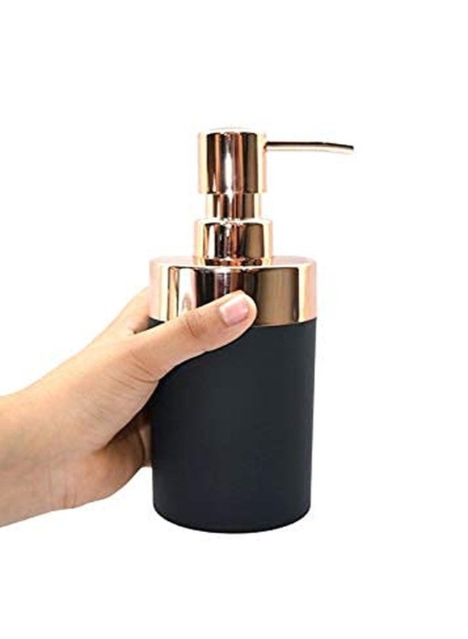 Tranquil Square Hand wash Liquid Soap Dispenser Black 250 ML Capacity - Image 1